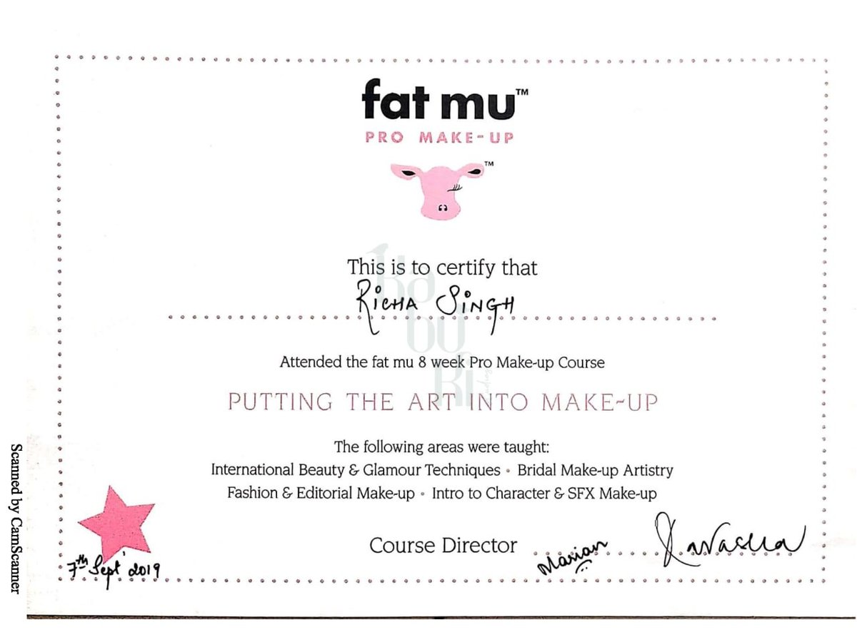 Makeup Certificate